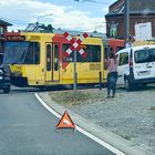 Straßenbahnunfall in Anderlues (B)