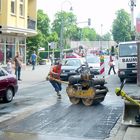 Straßenbau - volle Action