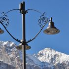 Straßenbeleuchtung in Cortina d' Ampezzo