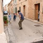 Straßenbild in Alcudia, Mallorca, Schnappschuß