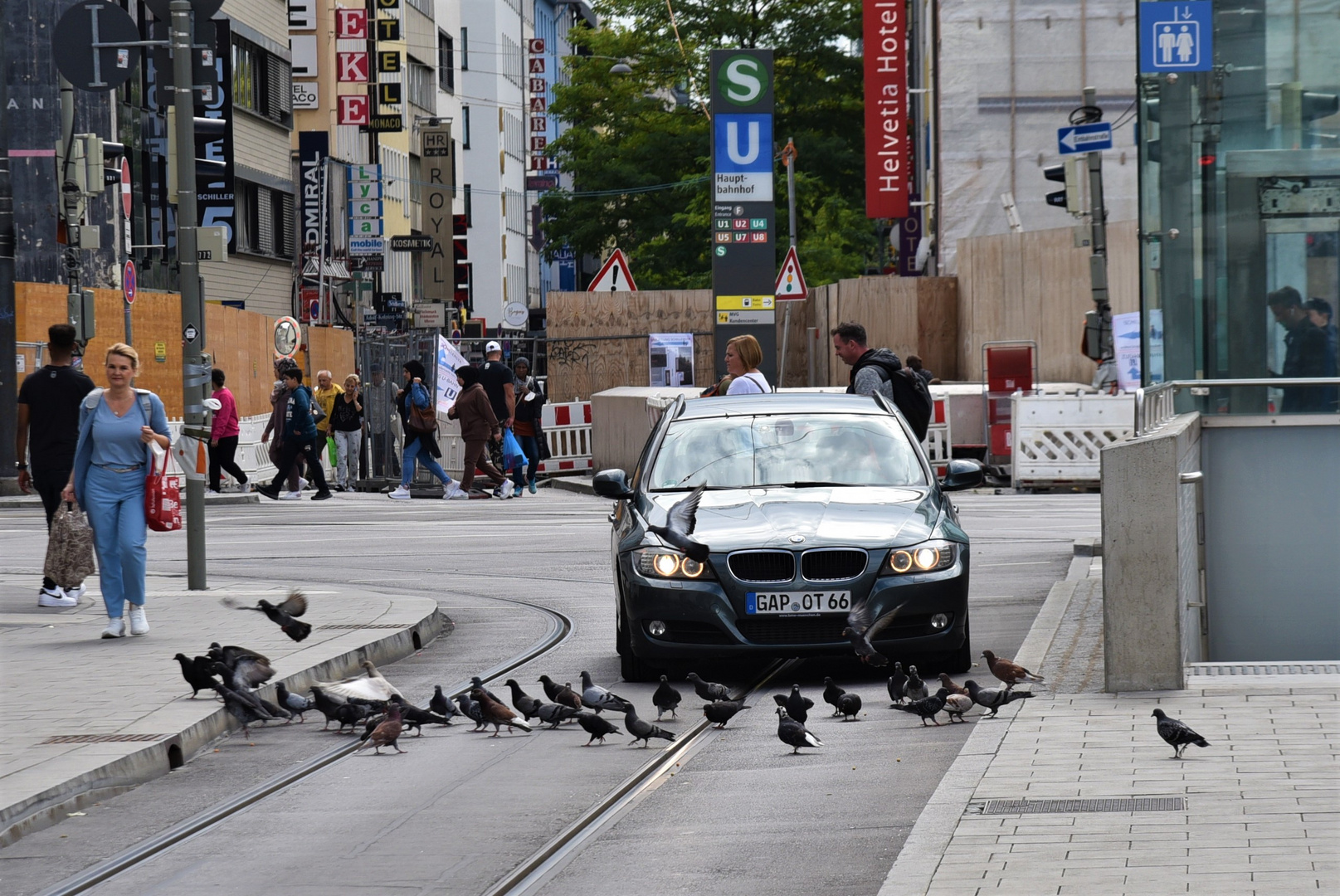 Straßenblockade