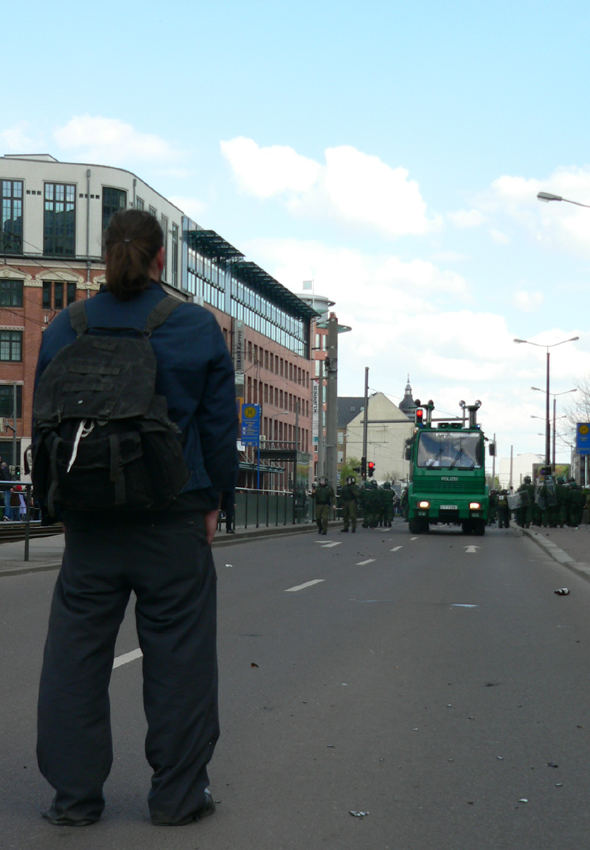 Straßenblockade