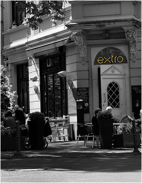 Straßencafe in Bonn
