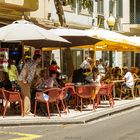 Straßencafe in Funchal