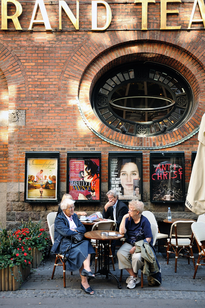 Strassencafe in Kopenhagen