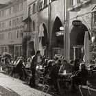 Strassencafe in Lindau am Bodensee