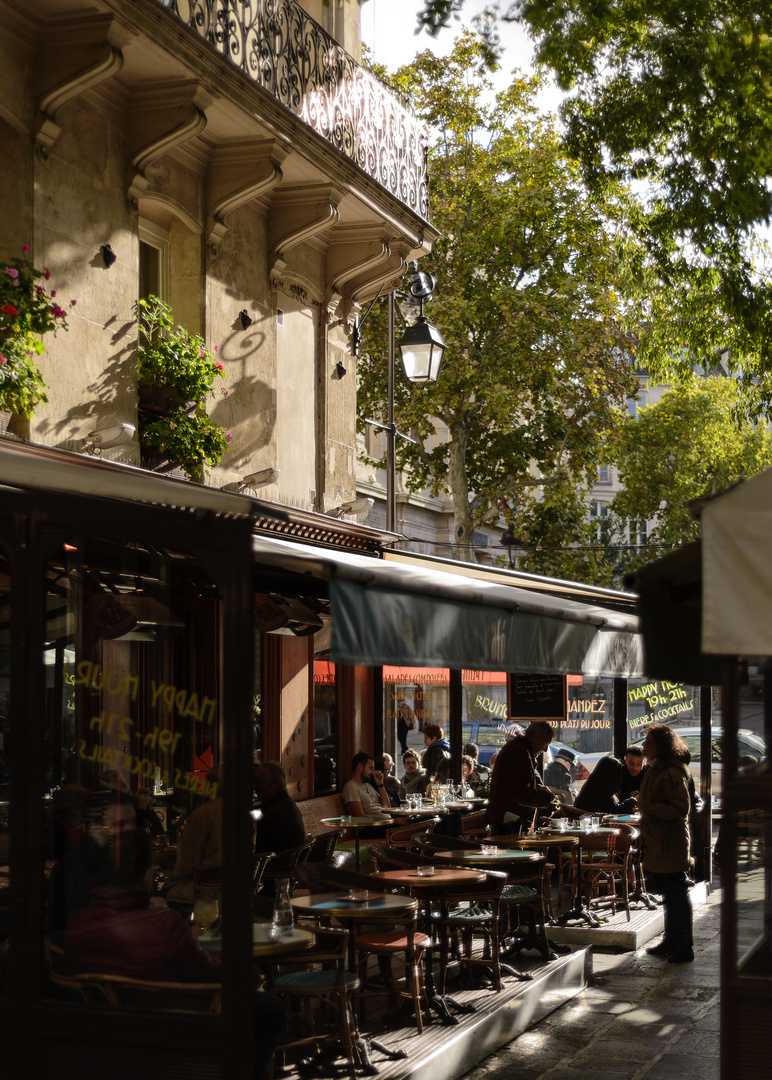 Straßencafé in Paris 11/2013