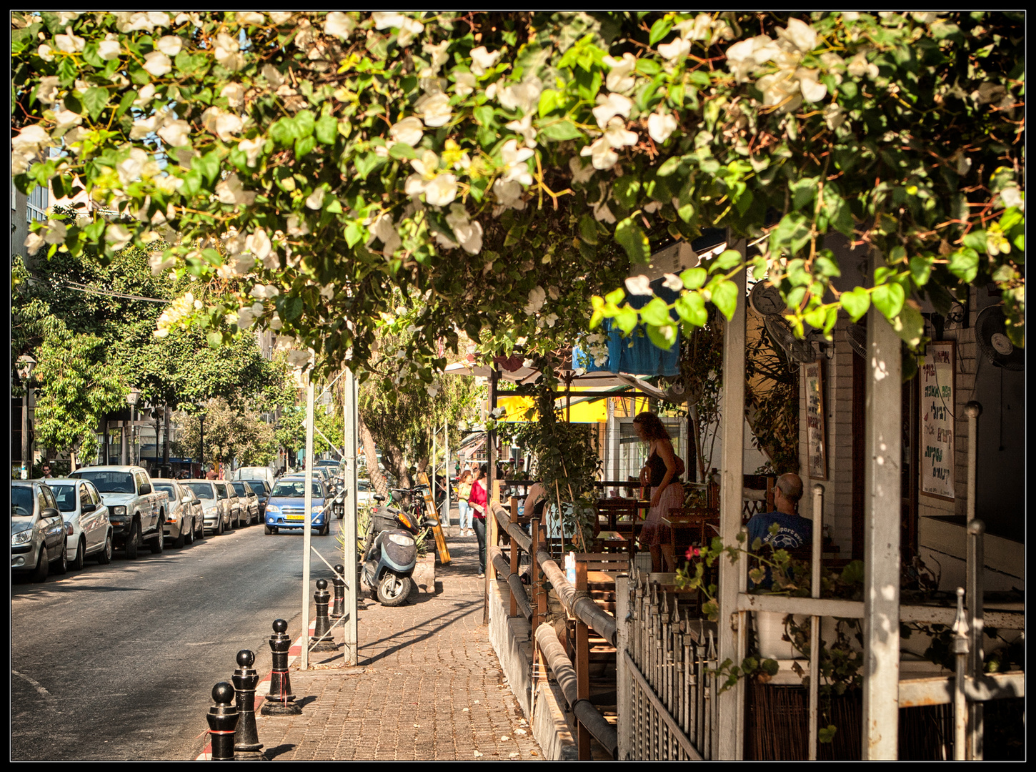 Strassencafe in TelAviv