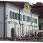 Straßencafe in Überlingen