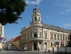 Straßenecke in Baden bei Wien