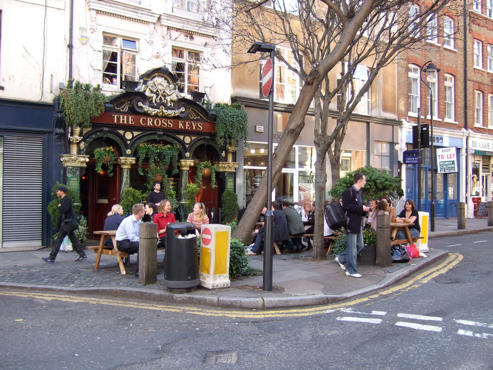 Straßenecke in London