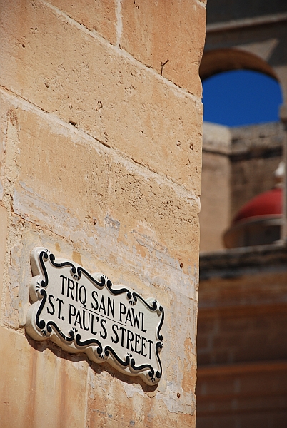 Straßenecke in Mdina