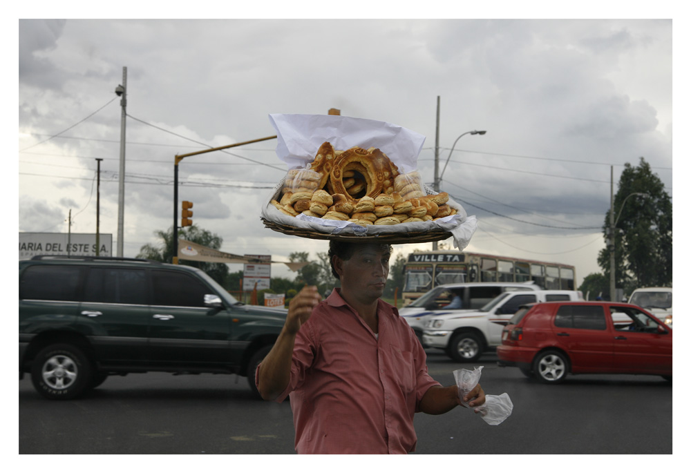 Straßenhändler in Asuncion