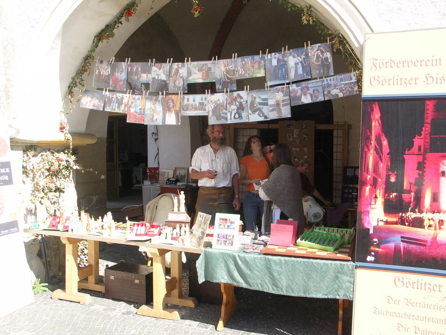 Straßenhändler in Görlitz