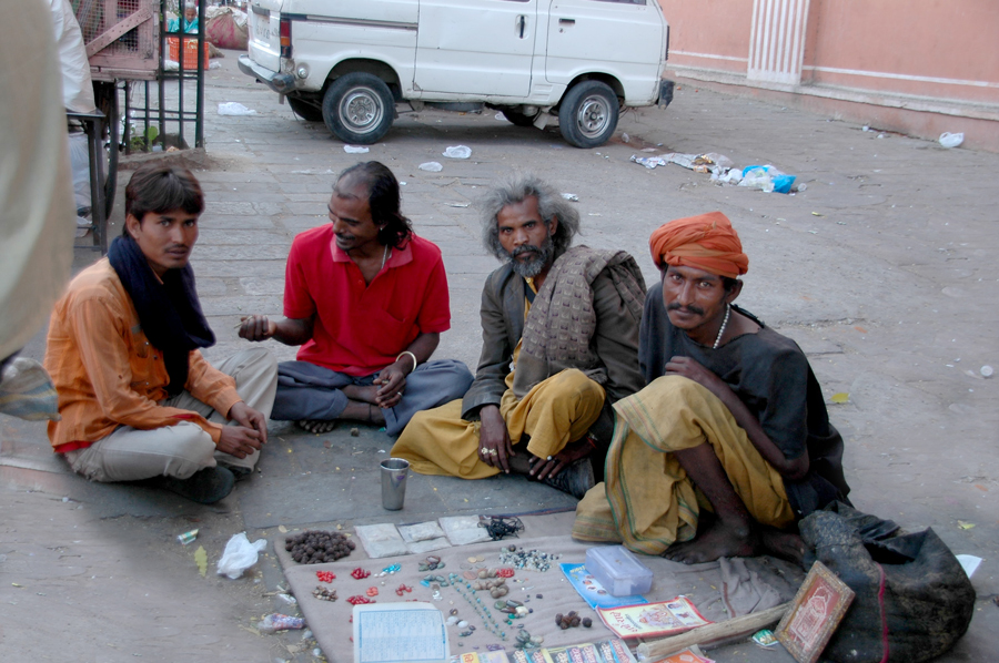 Straßenhändler in Jaipur