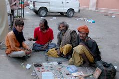 Straßenhändler in Jaipur