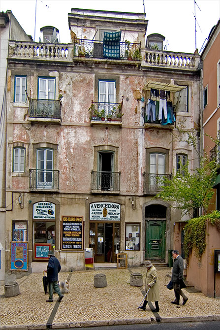 Straßenimpression aus Anjos (Lissabon)