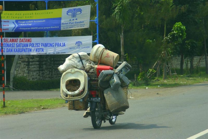 Straßenimpressionen aus Semarang, Java