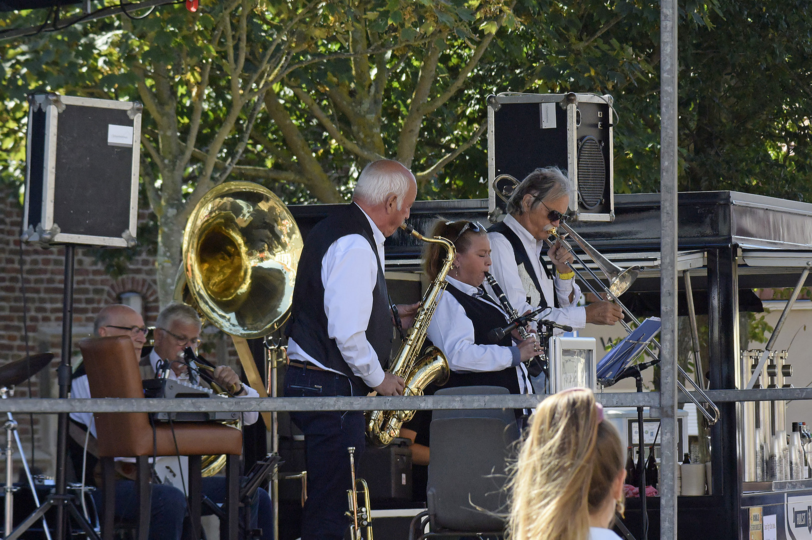 Strassenjazz in Domburg (Provinz Zeeland, NL)