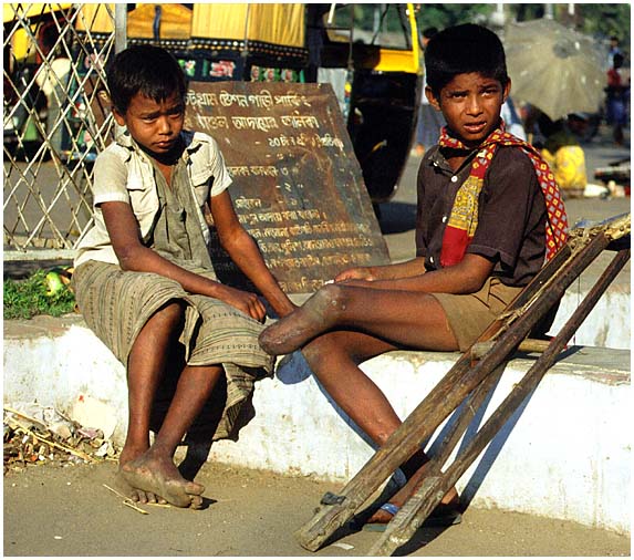 Straßenkinder in Bangladesch