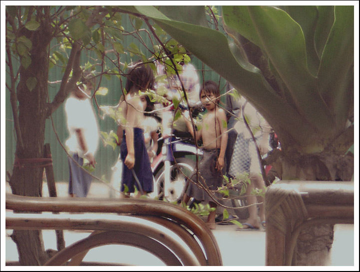 Straßenkinder in Phnom Penh