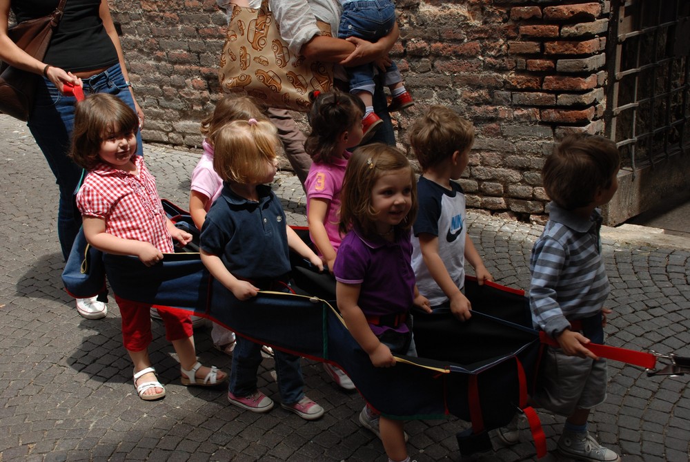 "Strassenkindergarten" in Verona