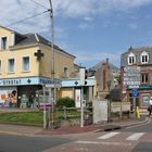 Straßenkreuzung in Etretat