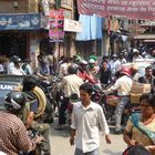 Strassenkreuzung in Thamel (Kathmandu)