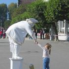 Strassenkünstler in Lindau