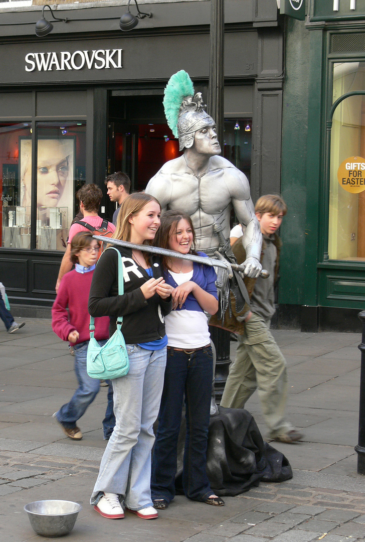 Straßenkünstler in London 1