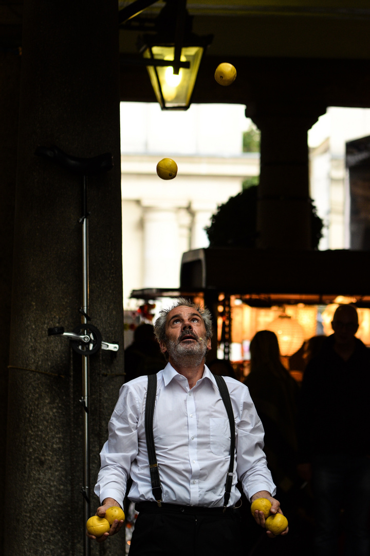 Straßenkünstler in London