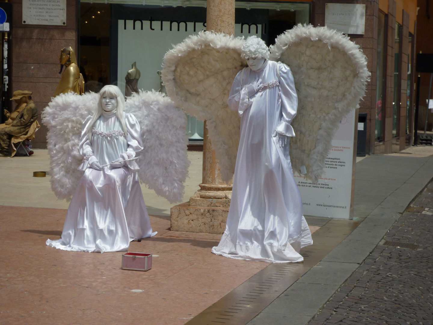 straßenkünstler in verona