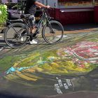 Straßenkunst auf dem Marktplatz