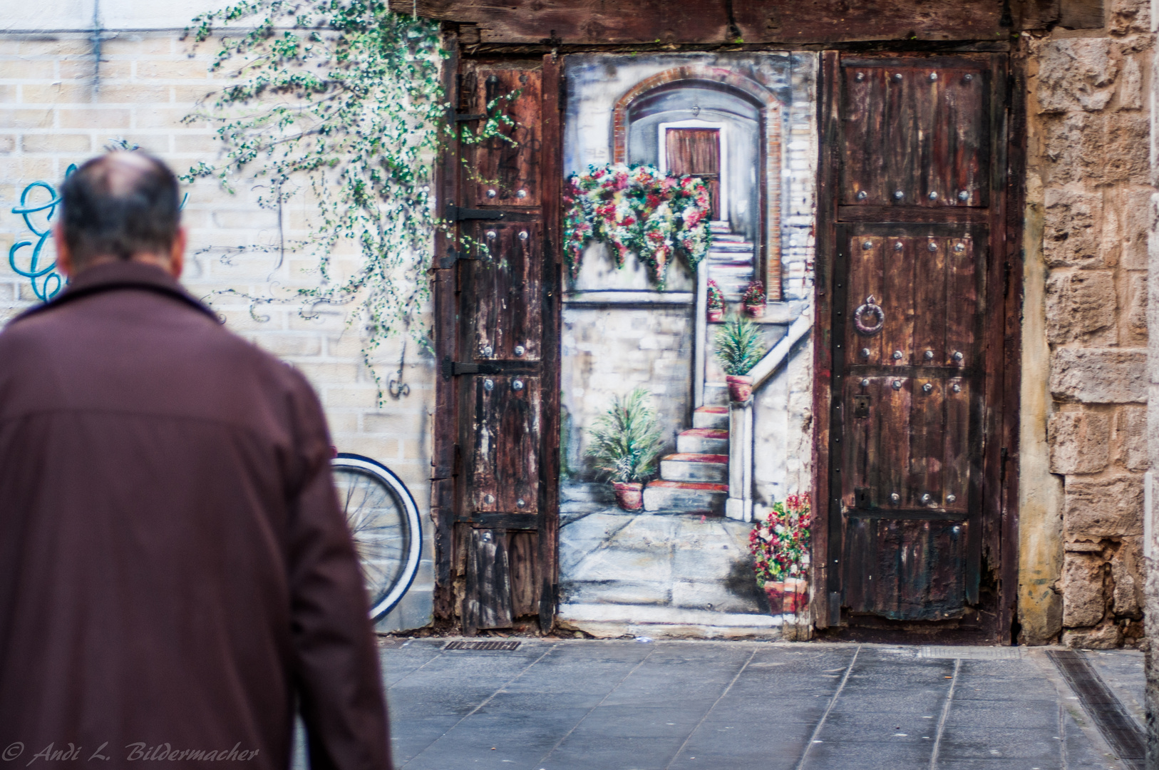 #Straßenkunst in den Gassen von Valencia