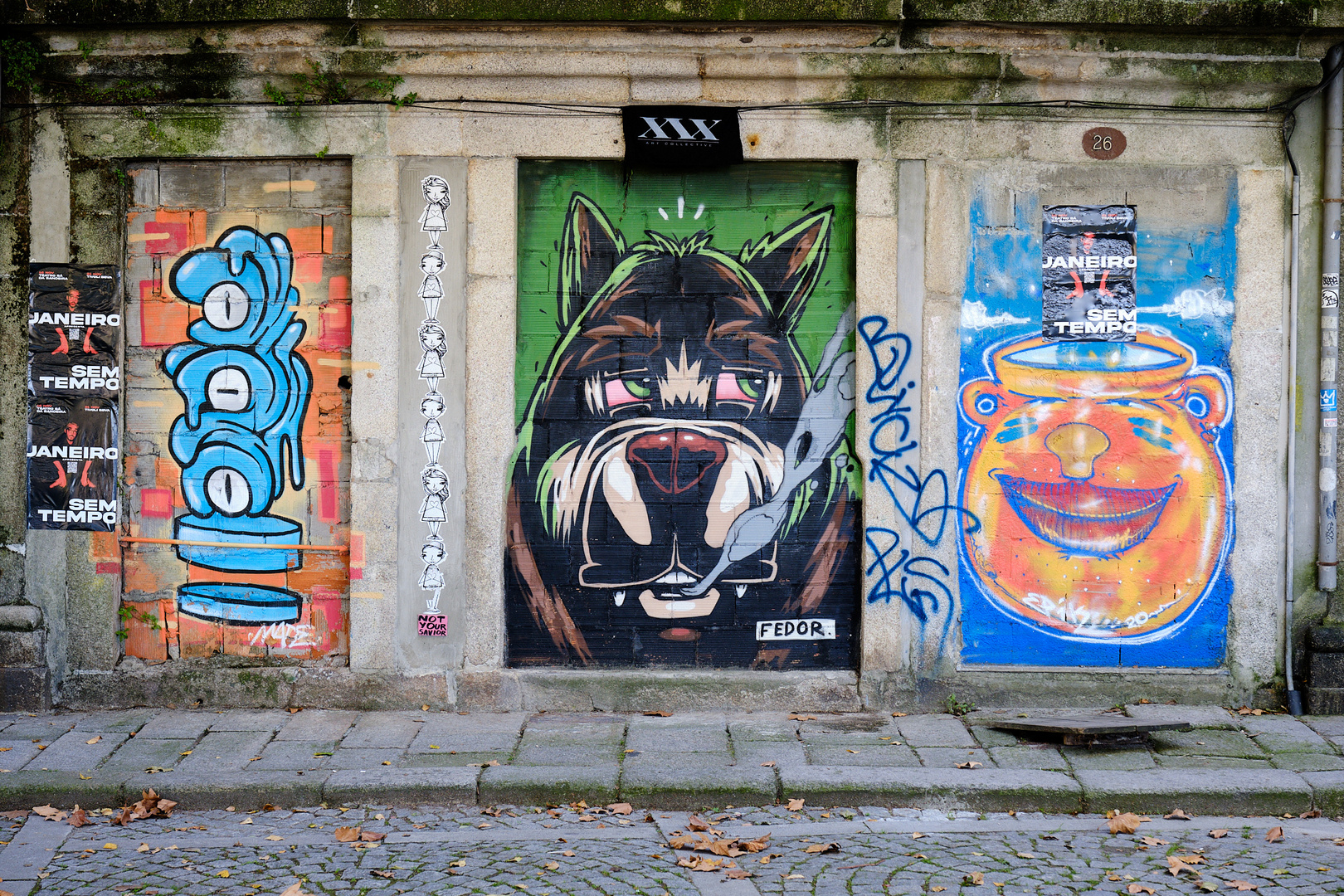Straßenkunst in Porto