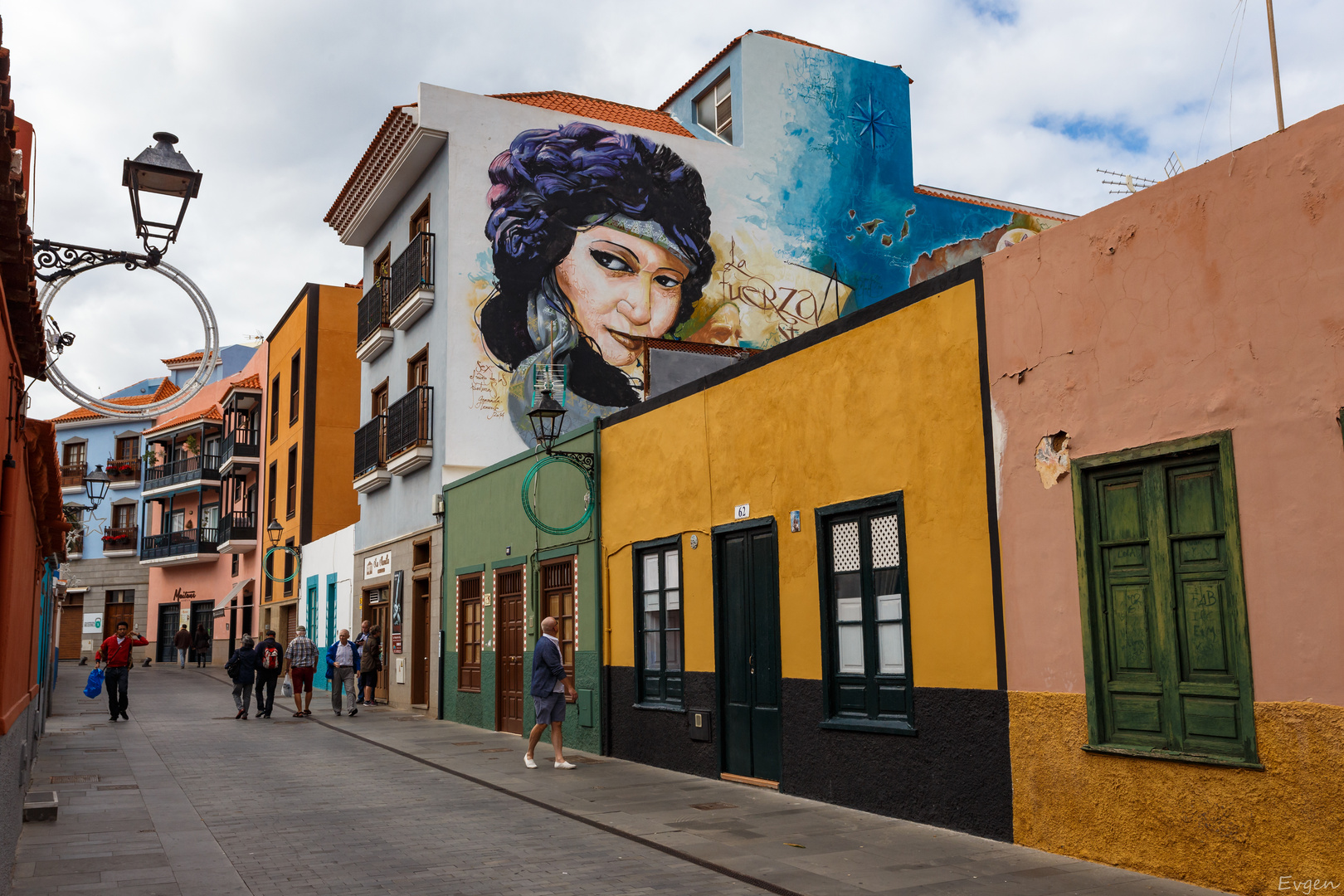 Straßenkunst in Puerto de la Cruz