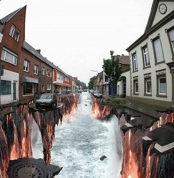 Strassenkunst - Real oder Irre???