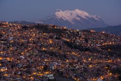 Straßenlampen in La Paz