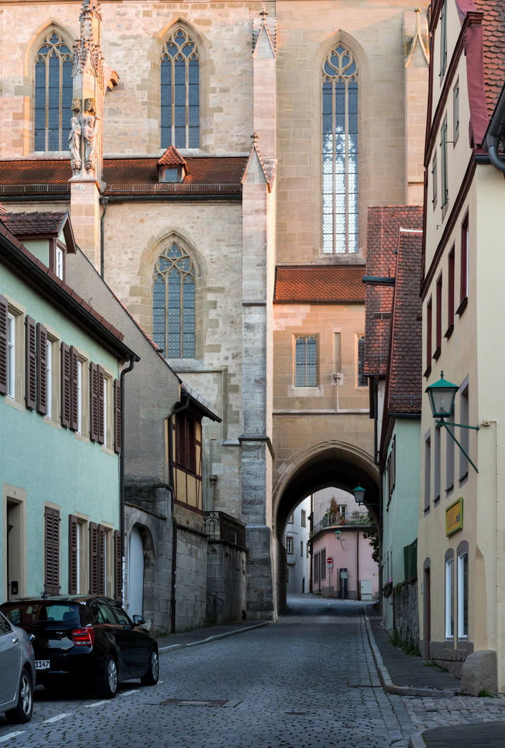 Straßenlaterne mit Jacobskirche