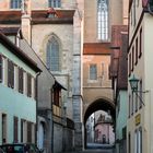 Straßenlaterne mit Jacobskirche