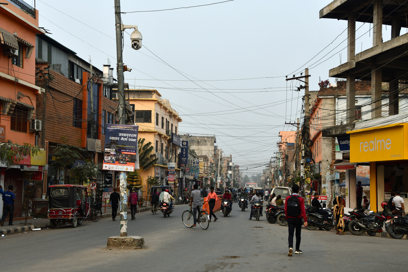 Straßenleben im Zentrum von Janakpur