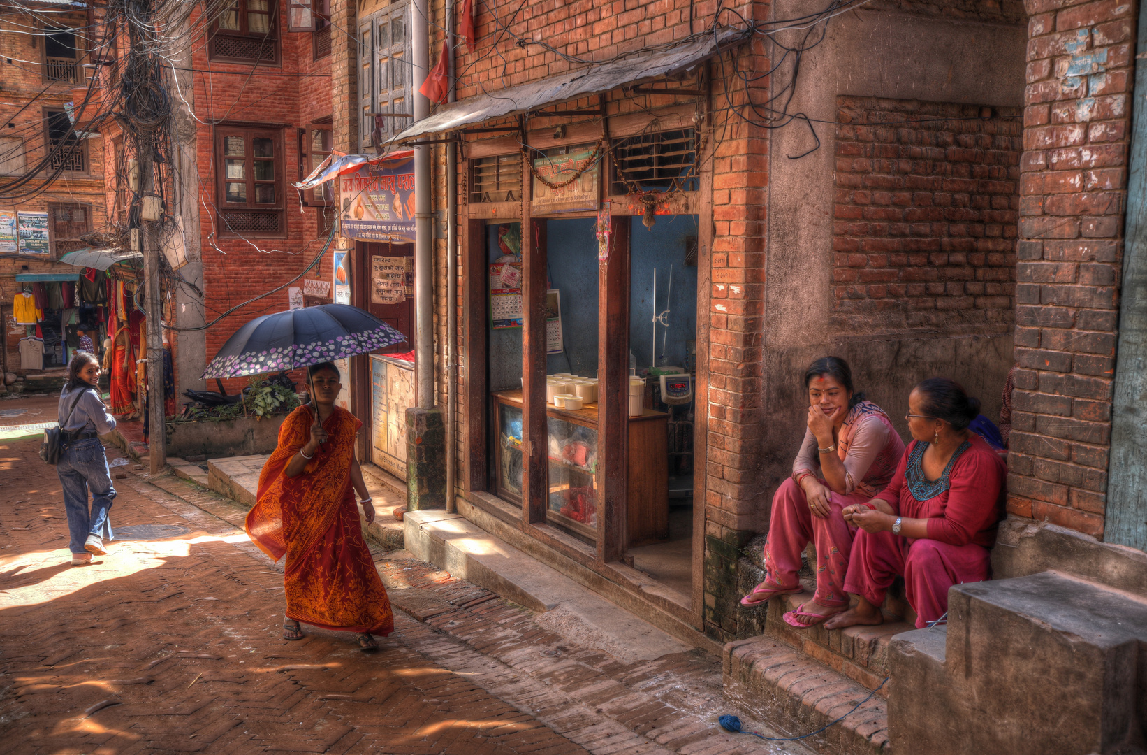 Strassenleben in Bhaktapur