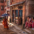 Strassenleben in Bhaktapur