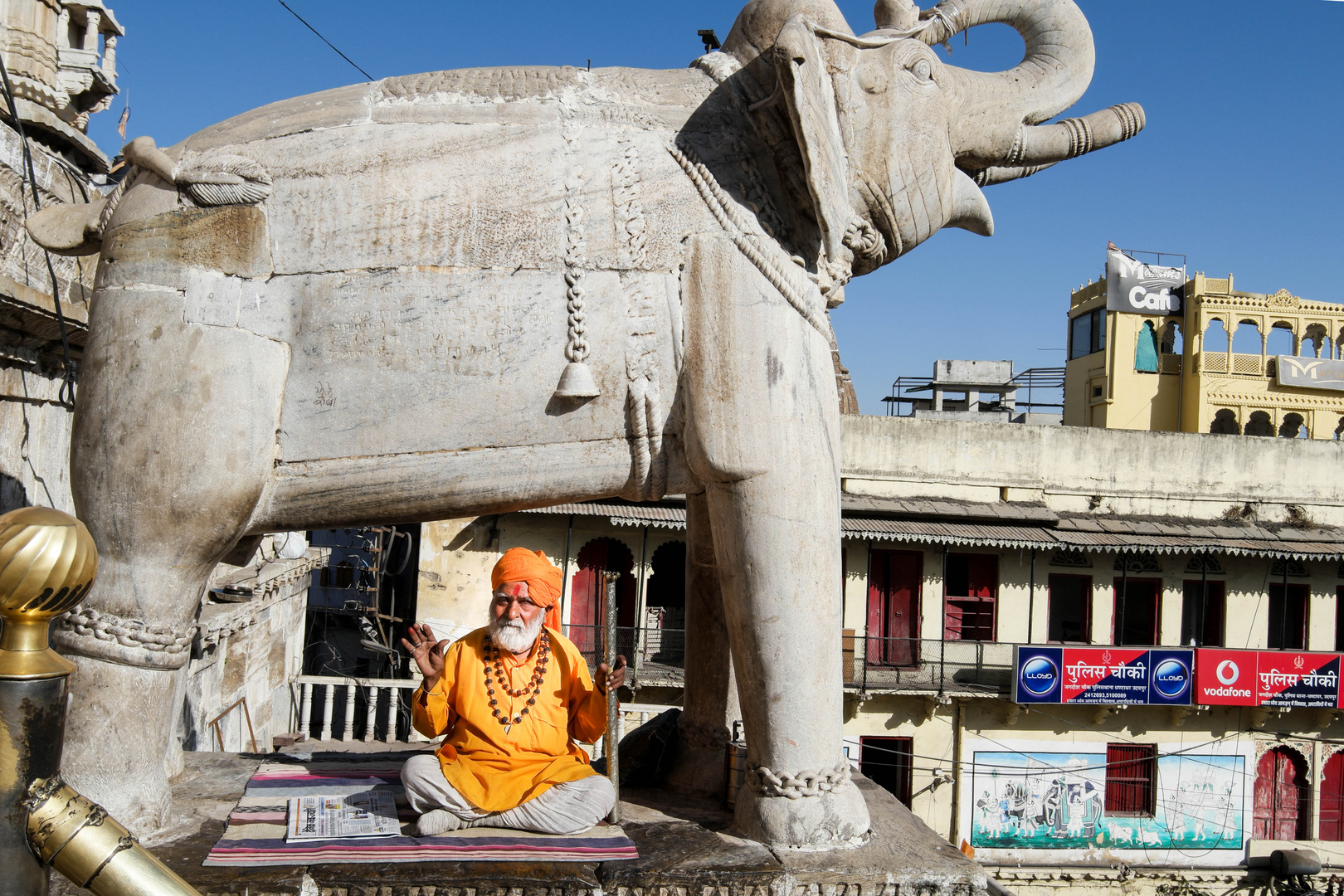 Straßenleben in Indien 