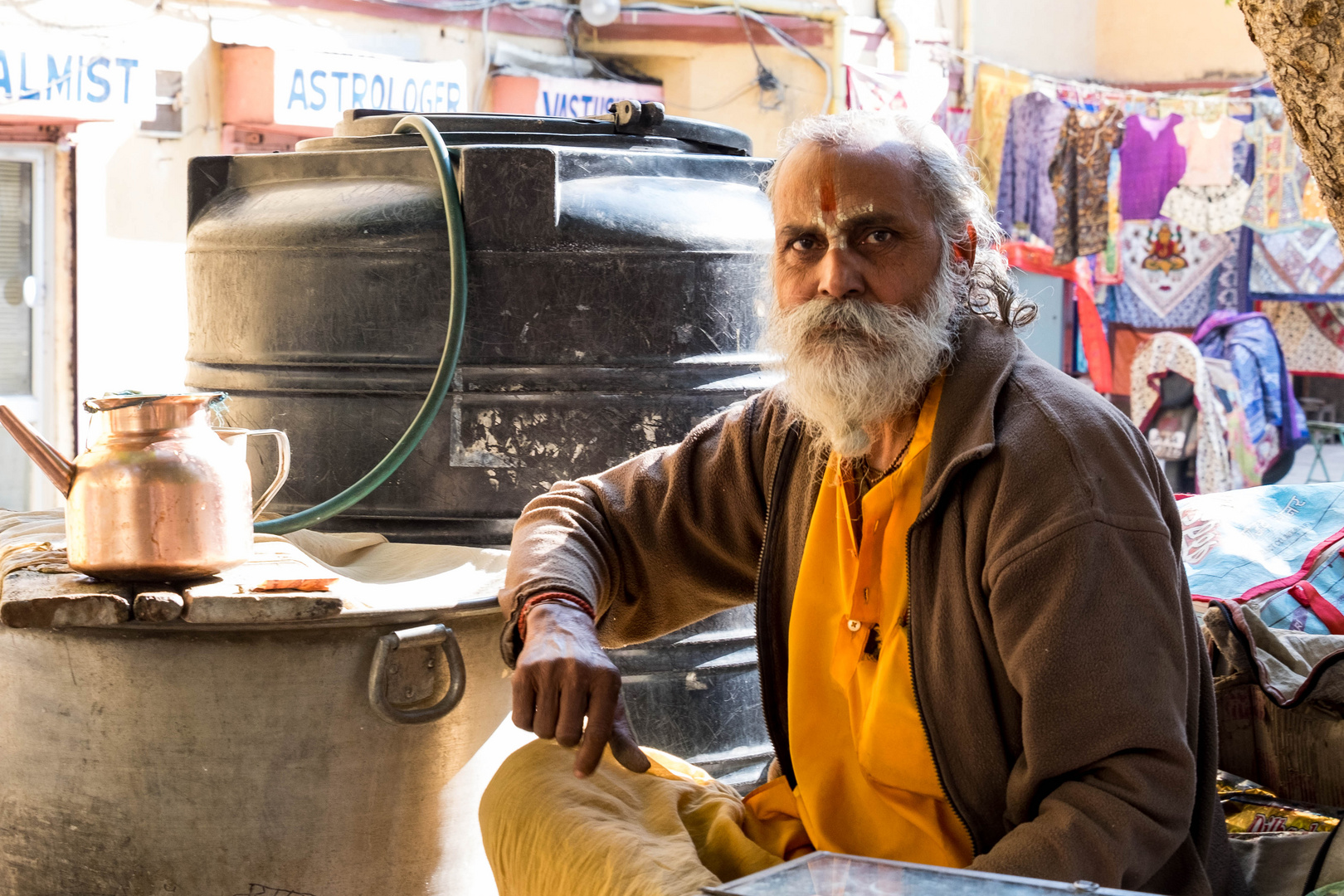 Straßenleben in Indien 