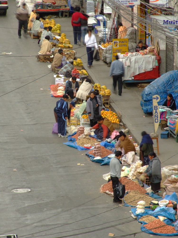 Straßenleben in La Paz