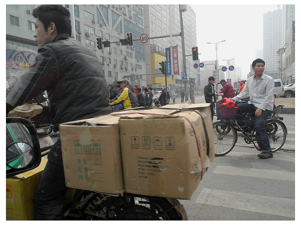 Straßenleben in Shenyang