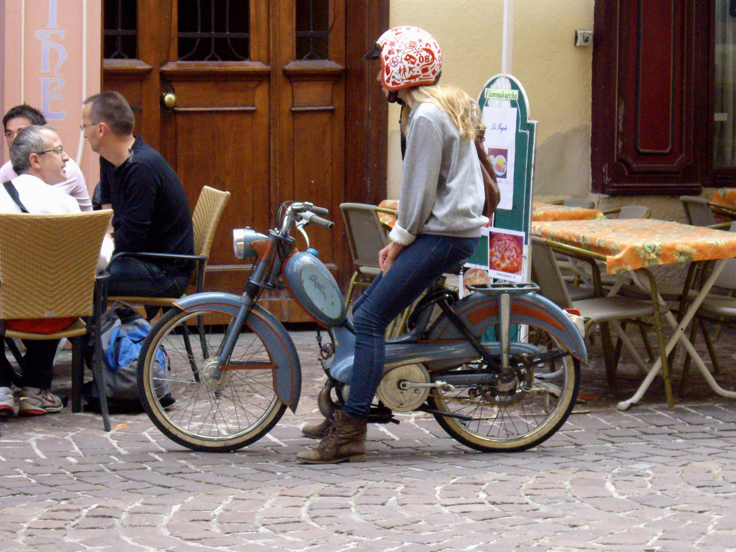 Strassenleben in Strassburg