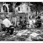 Straßenmaler auf Rhodos