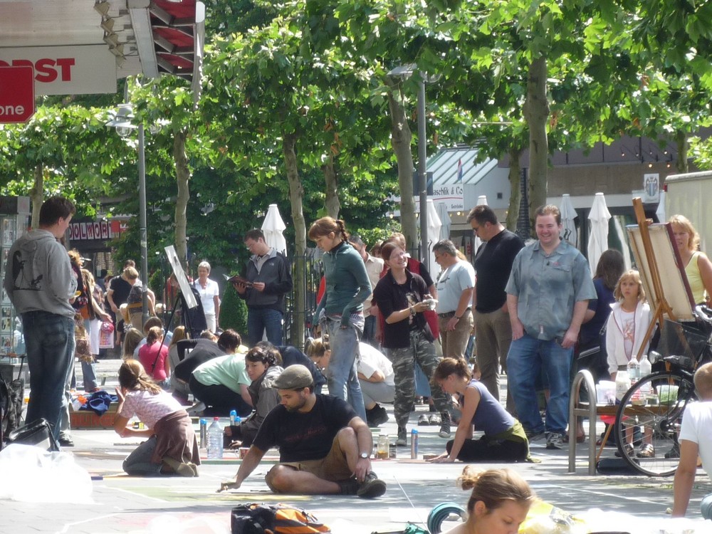 Straßenmaler wettbewerb 2008 in Geldern 2